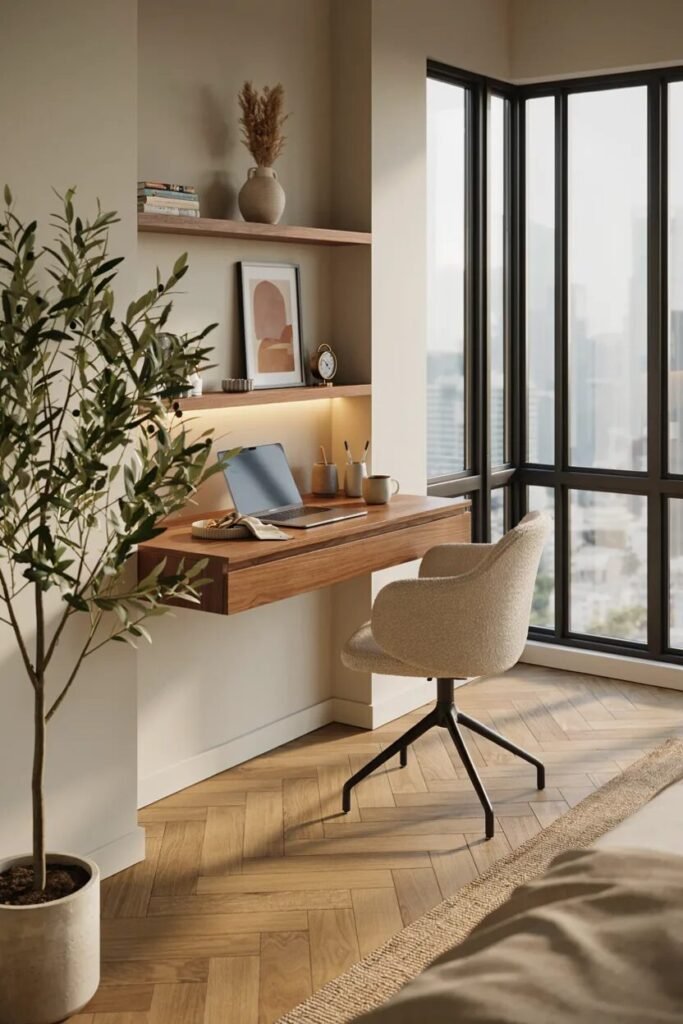 Small studio apartment ideas 13 Workspace small studio apartment ideas