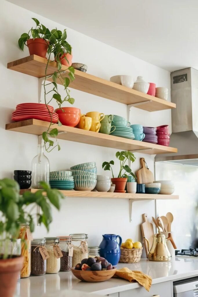 Dopamine kitchen decor ideas 9 dopamine kitchen decor ideas rainbow shelves