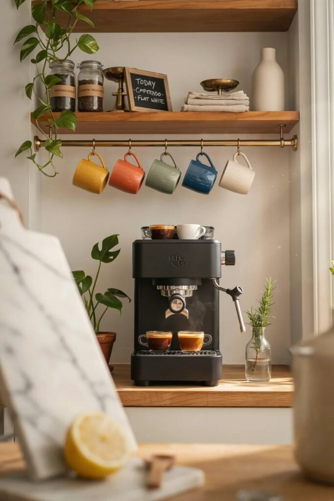 Dopamine kitchen decor ideas 13 dopamine kitchen decor ideas coffee bar