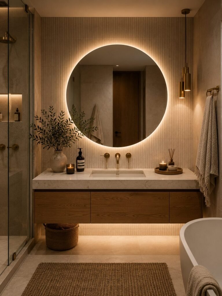 Unique led light ideas 7 Unique LED light ideas mirror lighting