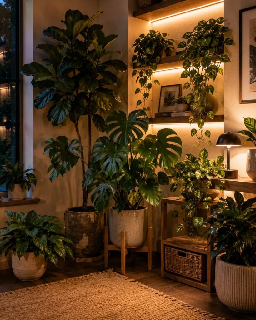 Unique led light ideas 13 Unique LED light ideas plant display