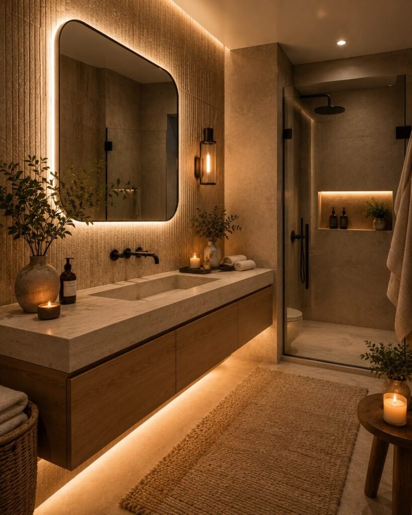 Unique led light ideas 15 Unique LED light ideas bathroom vanity