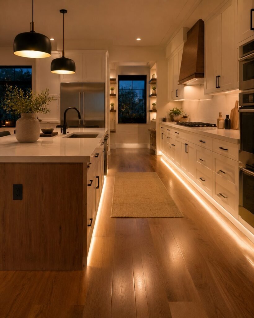 Unique led light ideas 22 Unique LED light ideas kitchen toe kicks