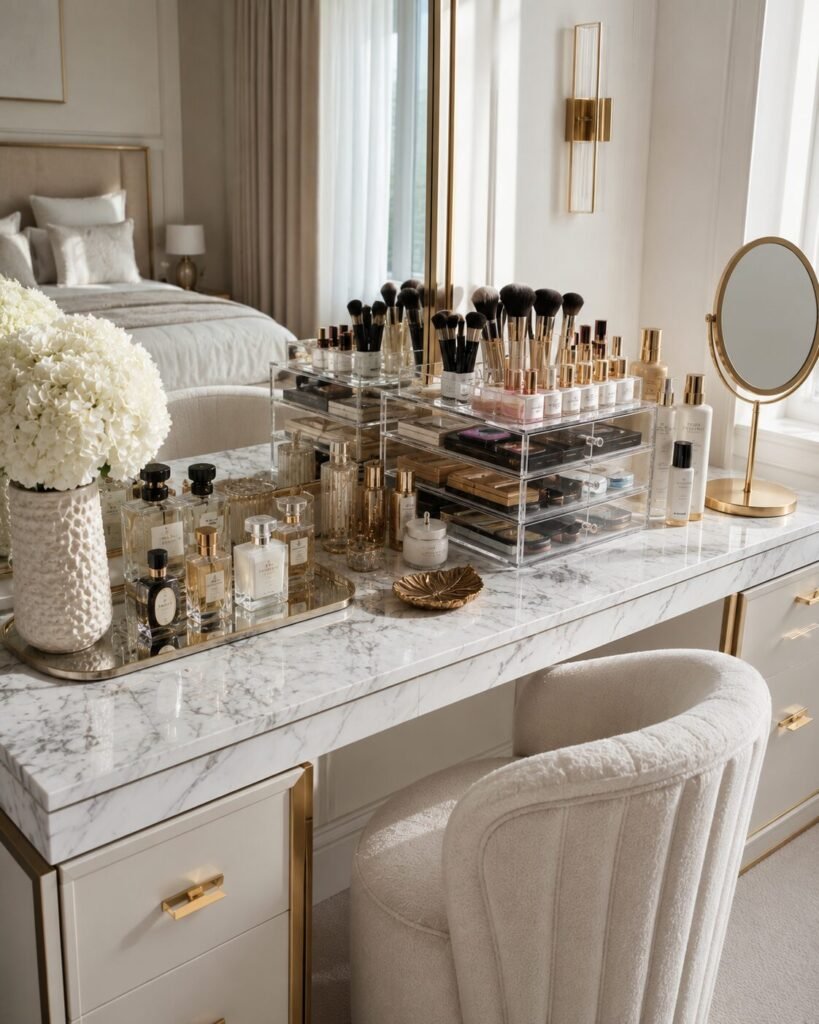30 vanity setup ideas marble vanity