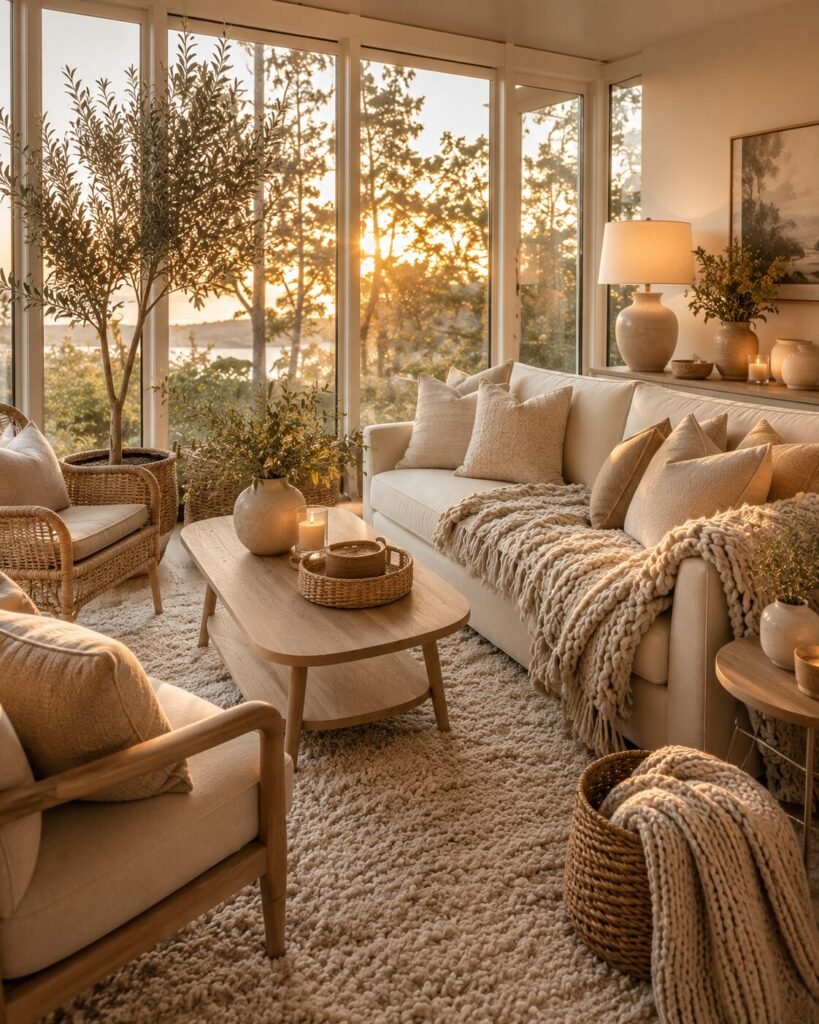 Small sunroom decorating ideas cozy textures