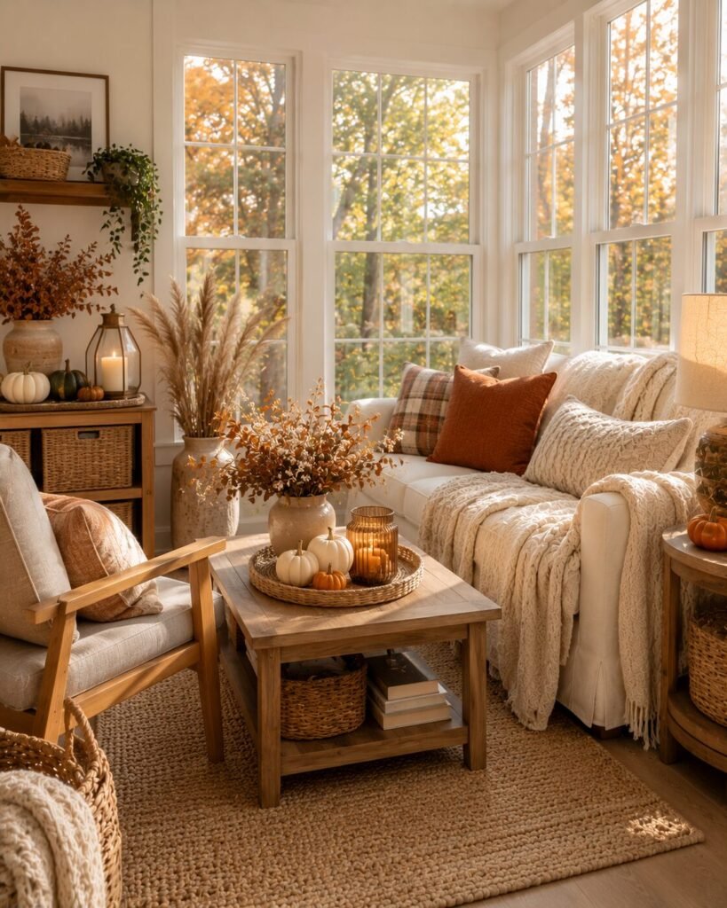 Small sunroom decorating ideas seasonal décor