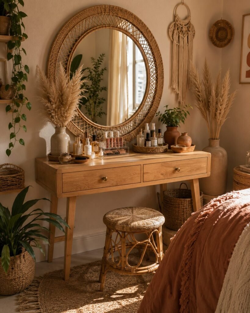 30 vanity setup ideas boho corner