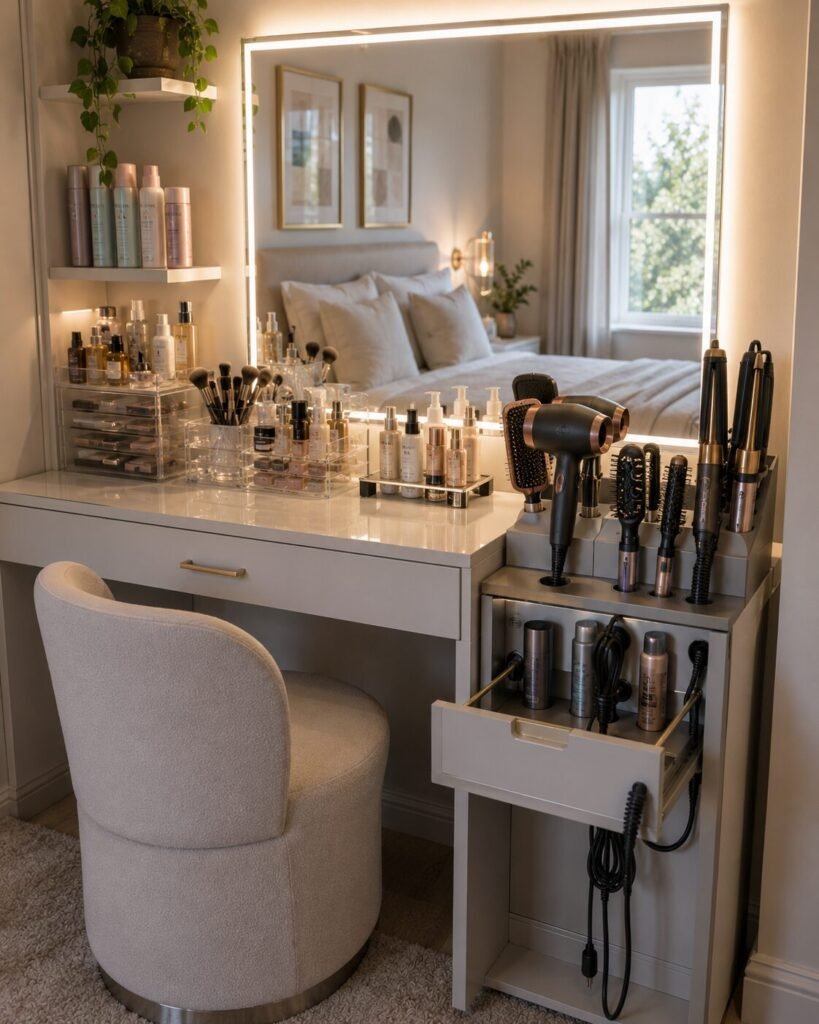 30 vanity setup ideas hair zone