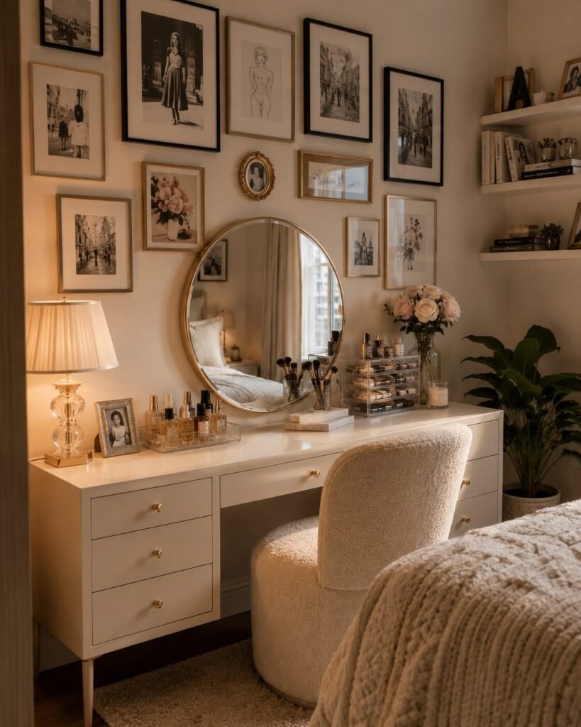 30 vanity setup ideas gallery wall