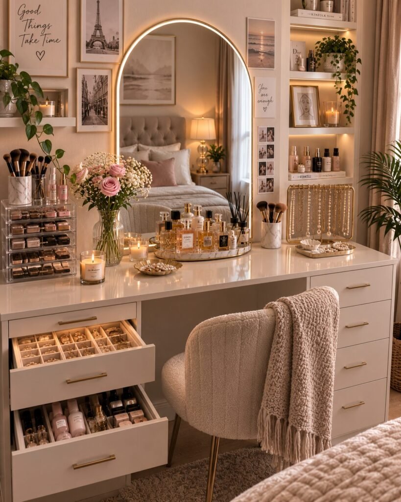30 vanity setup ideas personalised vanity