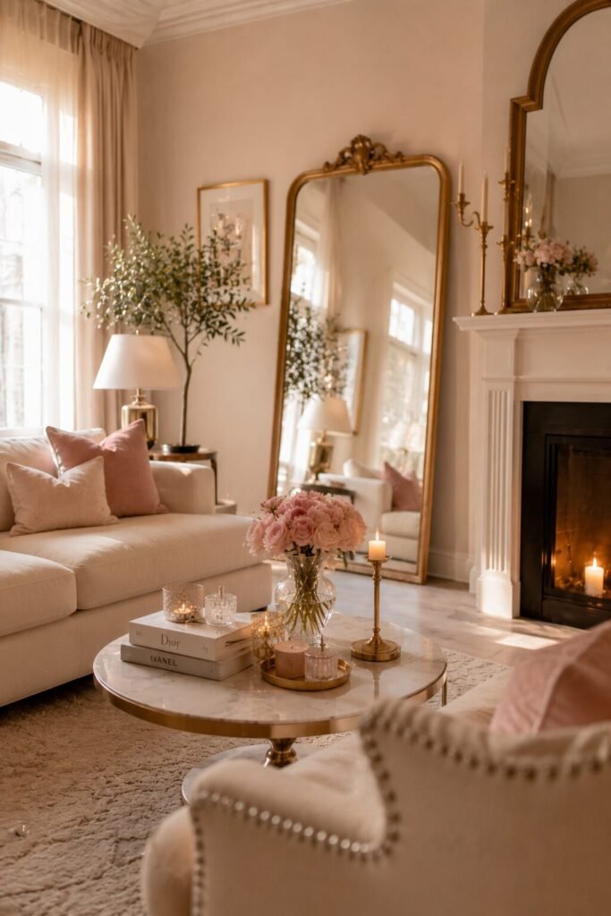 Gold cozy girly apartment ideas décor