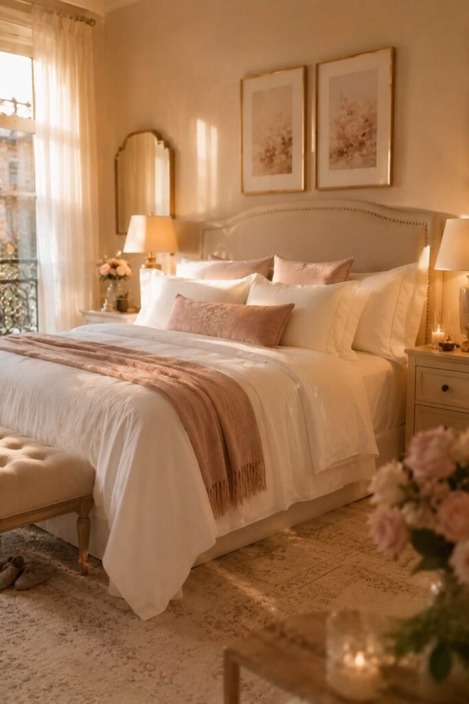 Bedroom cozy girly apartment ideas retreat