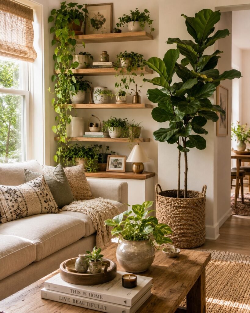 15 cozy home ideas with indoor greenery