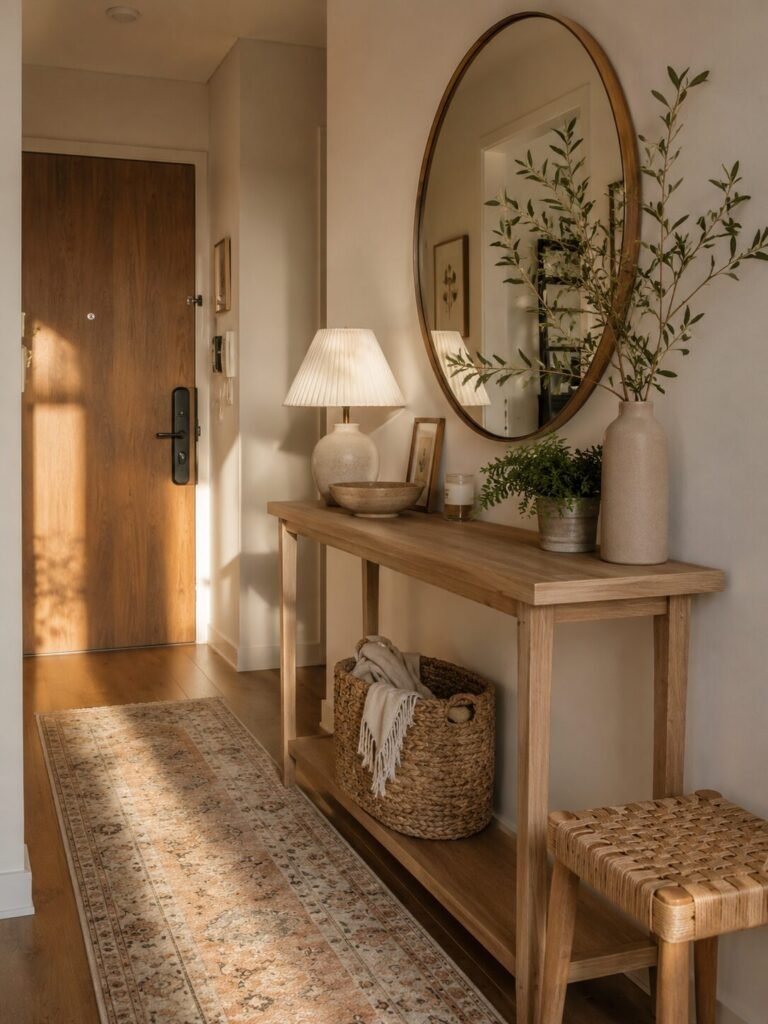 Cute homey apartment ideas entryway