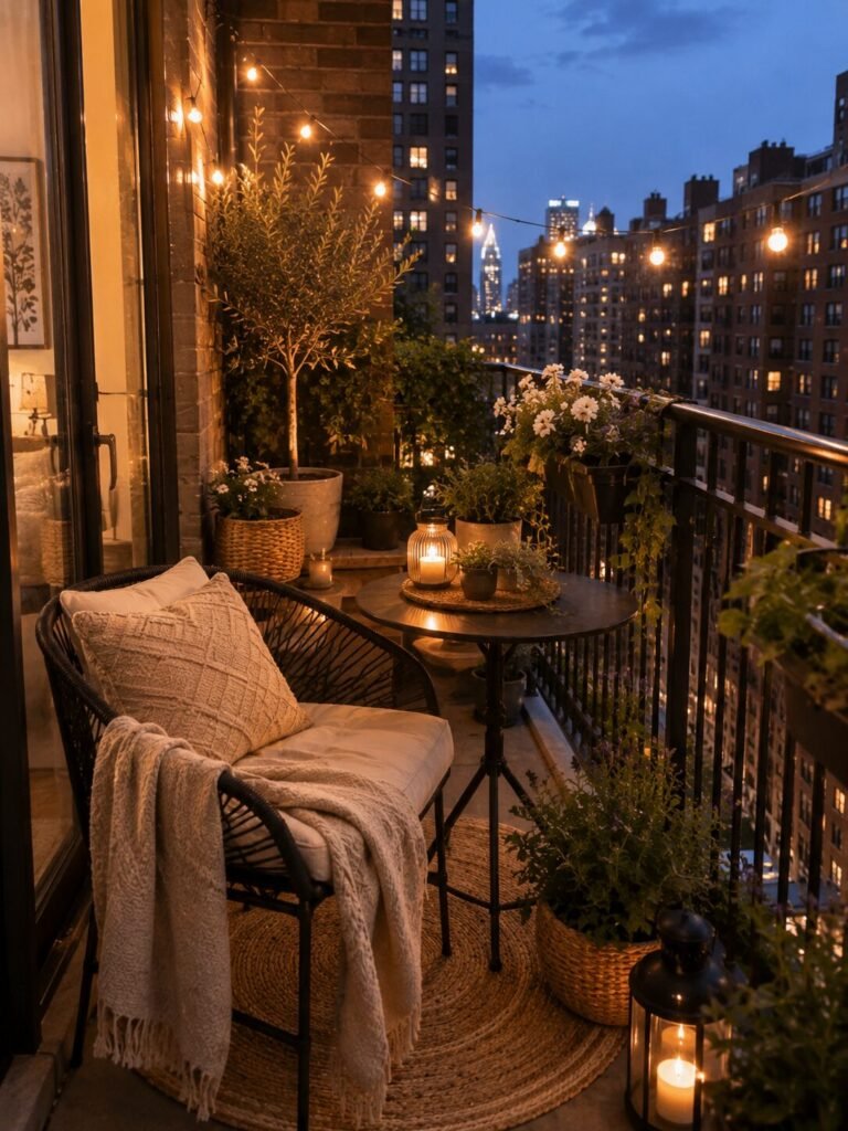  Cute homey apartment ideas balcony retreat