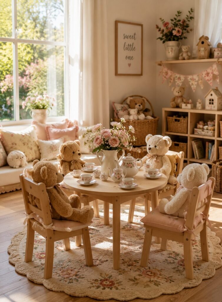 Tea party 17 toddler room ideas