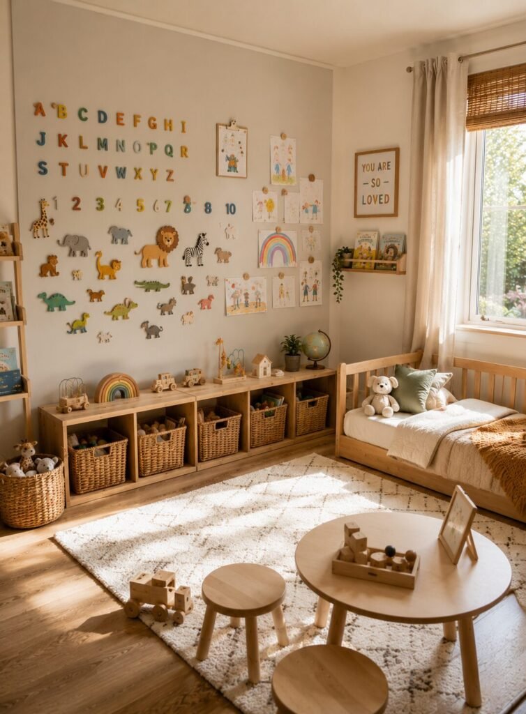 Magnetic wall 17 toddler room ideas