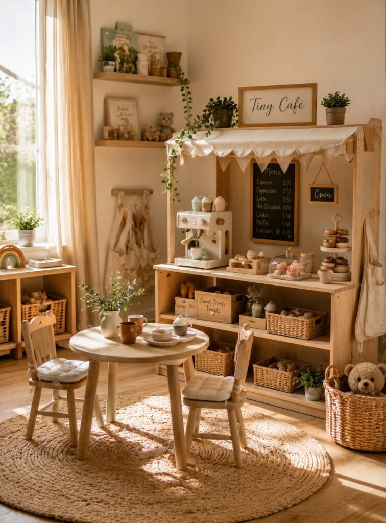 Mini café 17 toddler room ideas