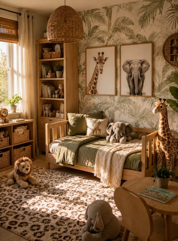 Safari 17 toddler room ideas bedroom