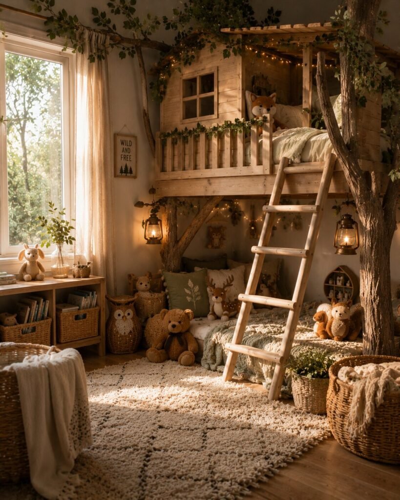 Indoor treehouse 17 toddler room ideas