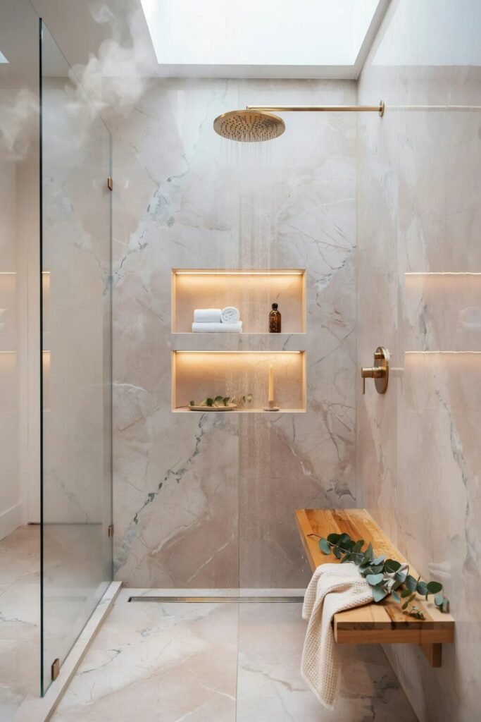 luxury pink bathroom aesthetic 12 Luxury pink bathroom aesthetic spa shower