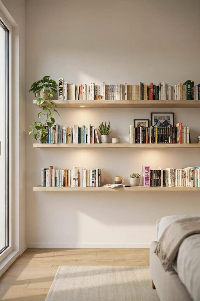 15 manga shelf ideas 3 Floating 15 manga shelf ideas