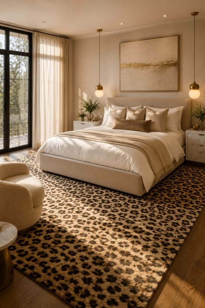 20 leopard print bedroom ideas 9 20 leopard print bedroom ideas rug