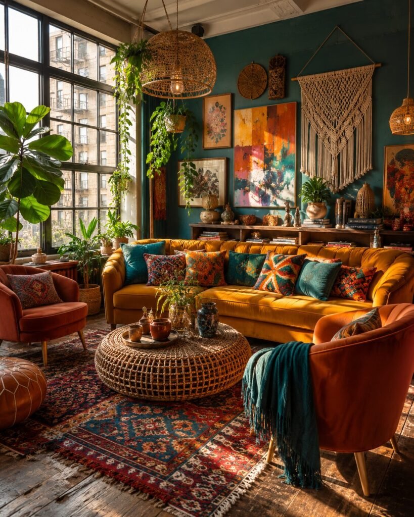 27 apartment room ideas 4 Boho 27 apartment room ideas