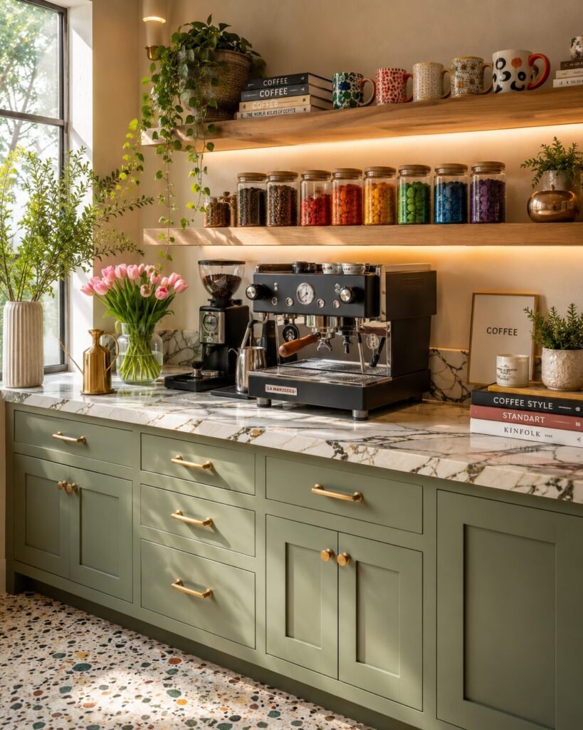 27 apartment room ideas 10 Colorful café 27 apartment room ideas
