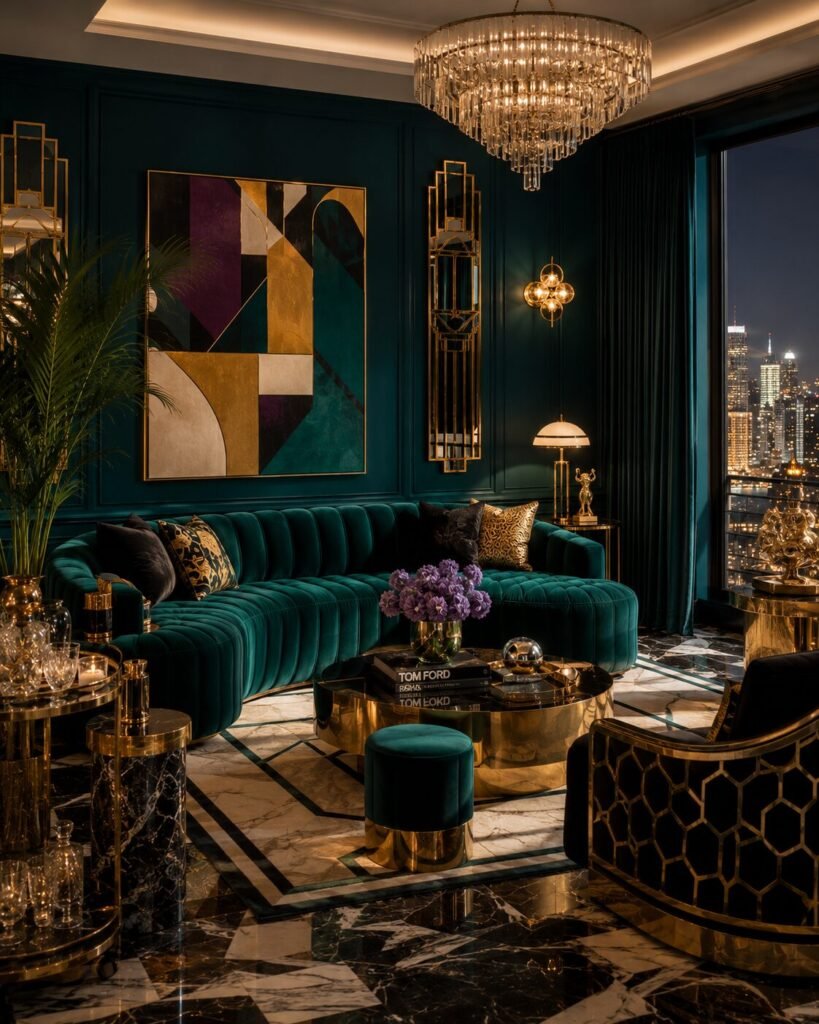 27 apartment room ideas 12 Art Deco 27 apartment room ideas