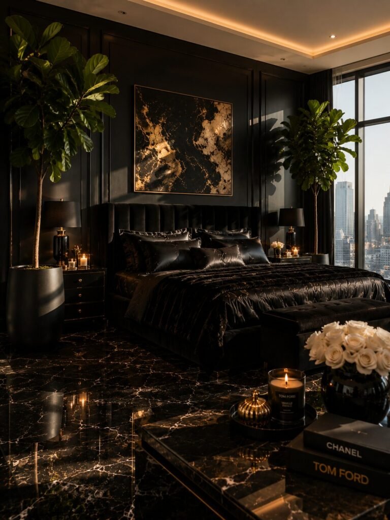 Indoor plants baddie room aesthetic black