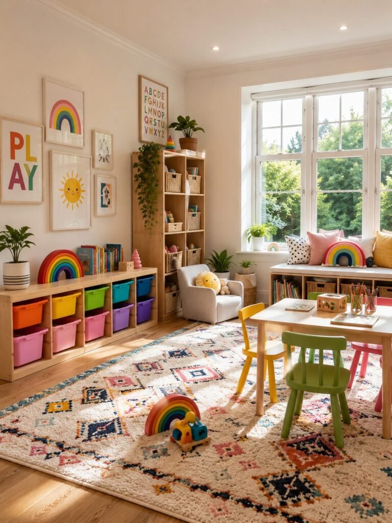 Playroom inspiration ideas 2 Bright playroom inspiration ideas design