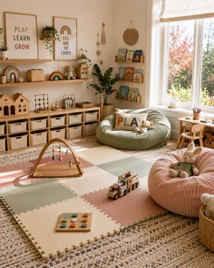 Playroom inspiration ideas 10 Soft mat playroom inspiration ideas