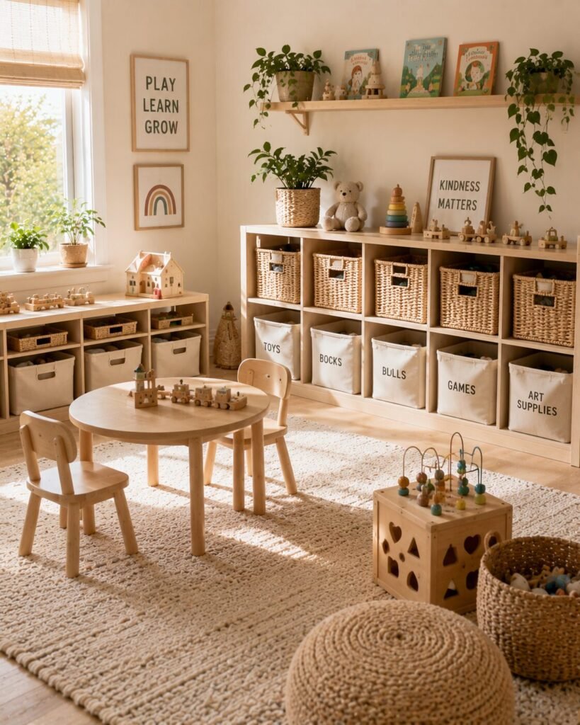 Playroom inspiration ideas 14 Storage playroom inspiration ideas organization