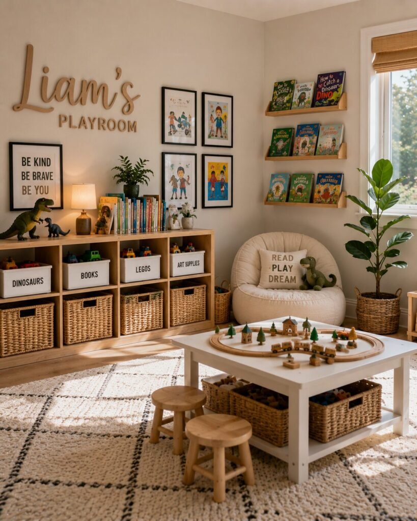 Playroom inspiration ideas 16 Personalized playroom inspiration ideas décor