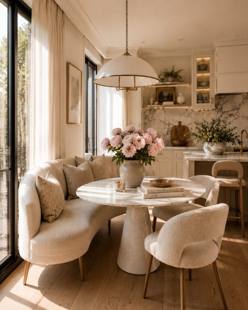 Apartment kitchen decor ideas breakfast nook