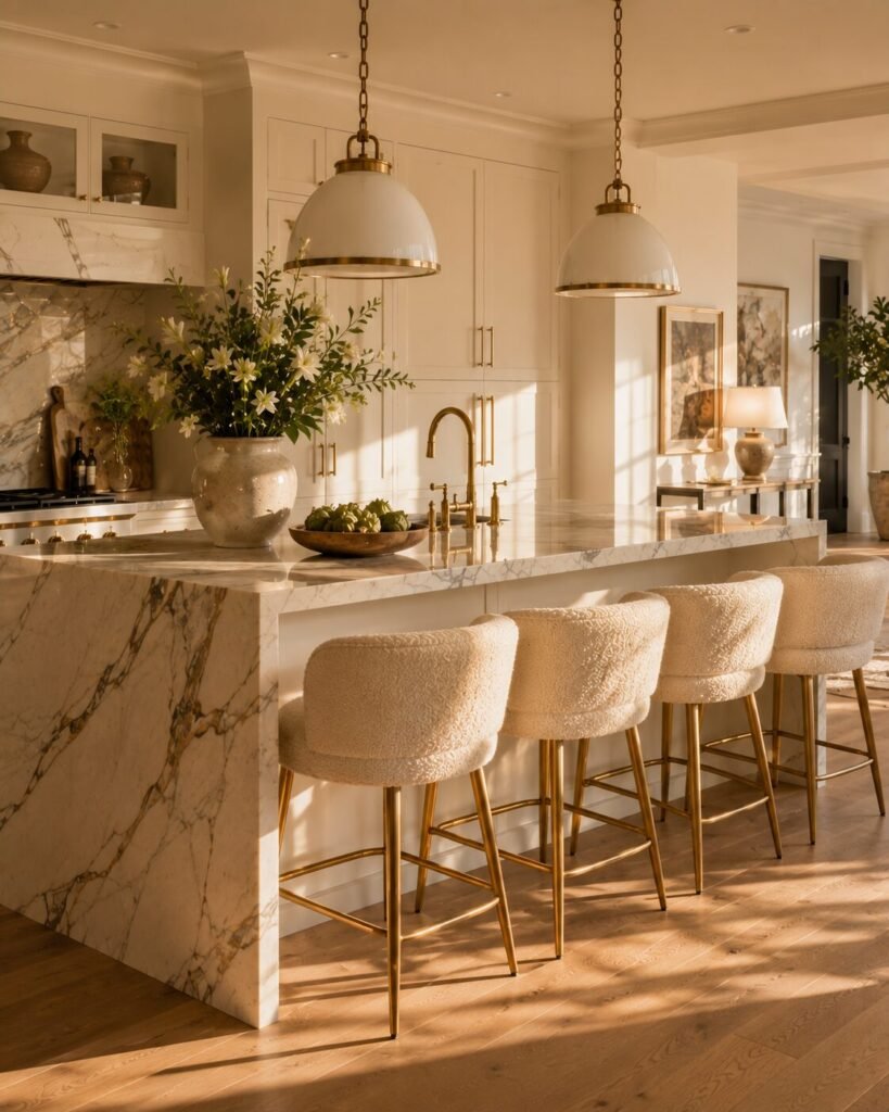 Apartment kitchen decor ideas counter stools