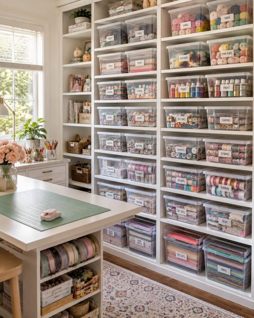 20 craft room organization ideas bins