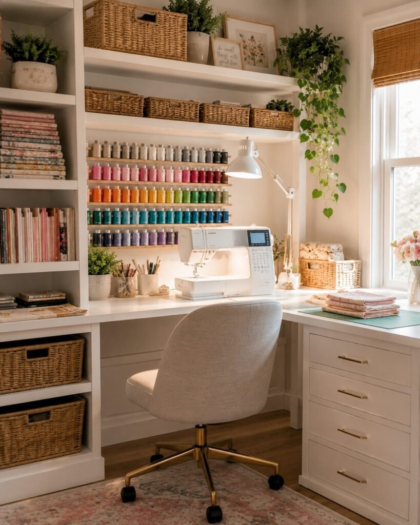20 craft room organization ideas sewing