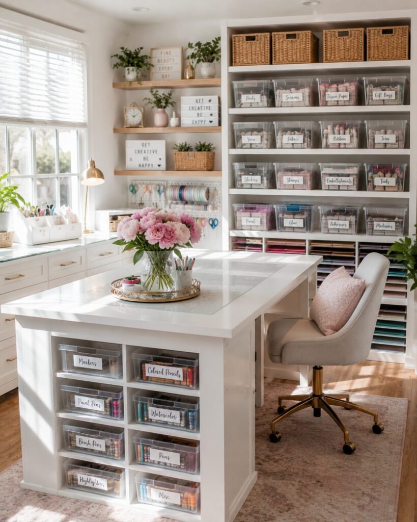 20 craft room organization ideas organized room