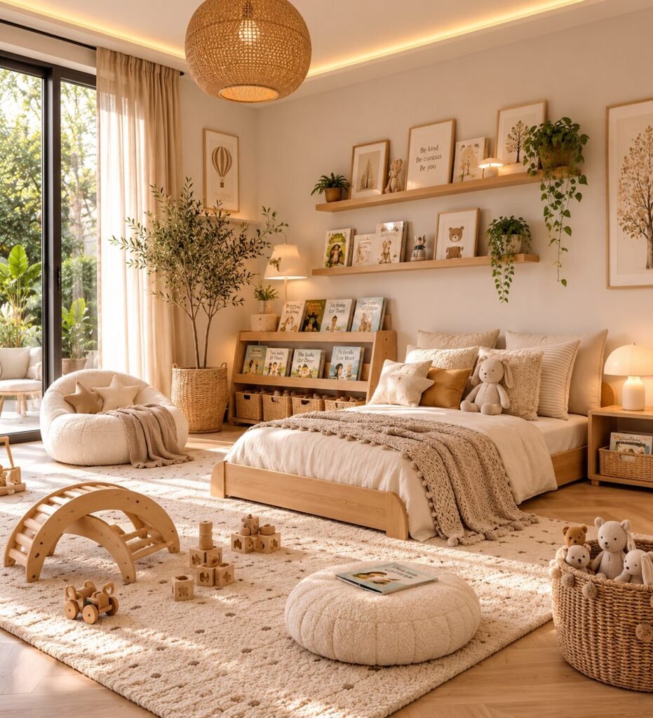 18 Montessori room ideas neutral bedroom
