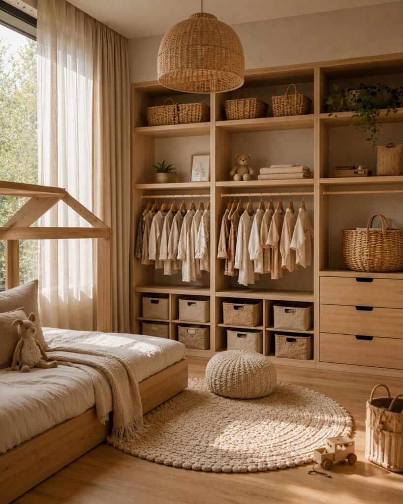 18 Montessori room ideas wardrobe