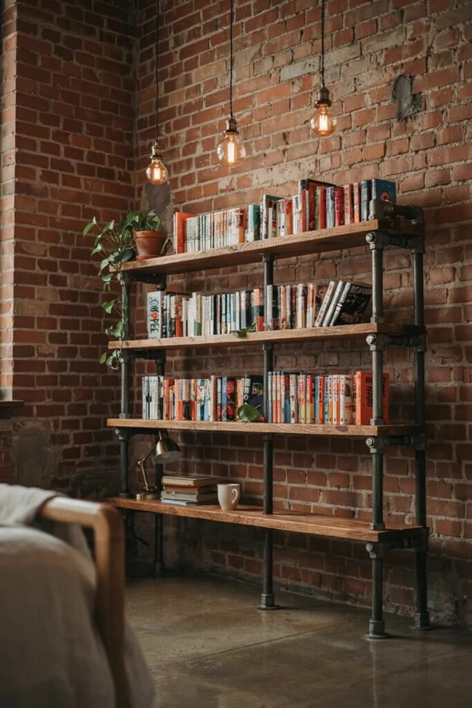 15 manga shelf ideas 13 Industrial 15 manga shelf ideas
