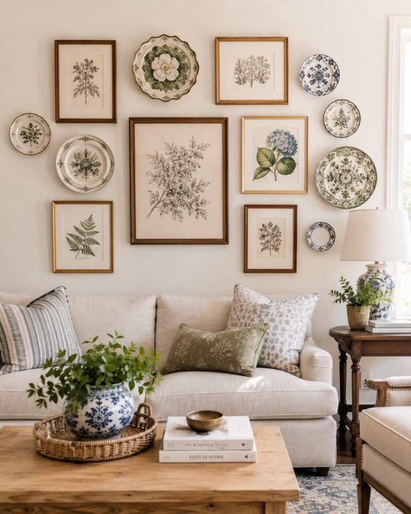 Plate wall ideas 13 Gallery plate wall ideas inspiration