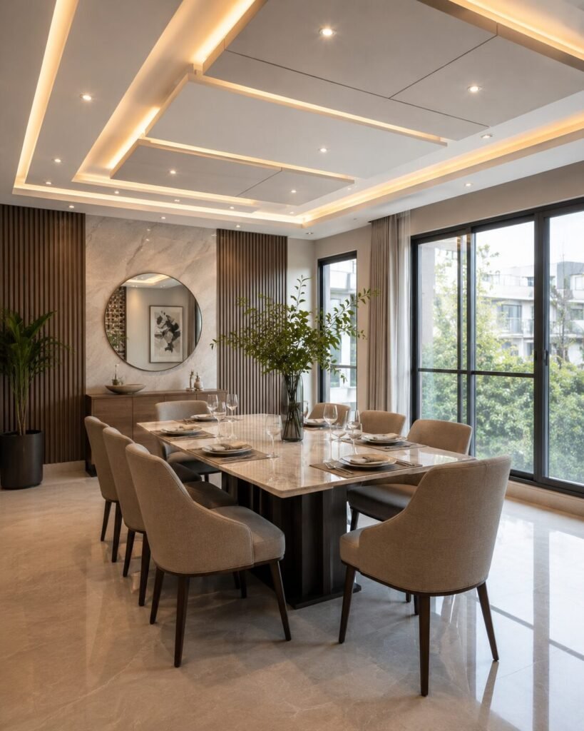 19 pvc false ceiling ideas 5 Geometric 19 PVC false ceiling ideas