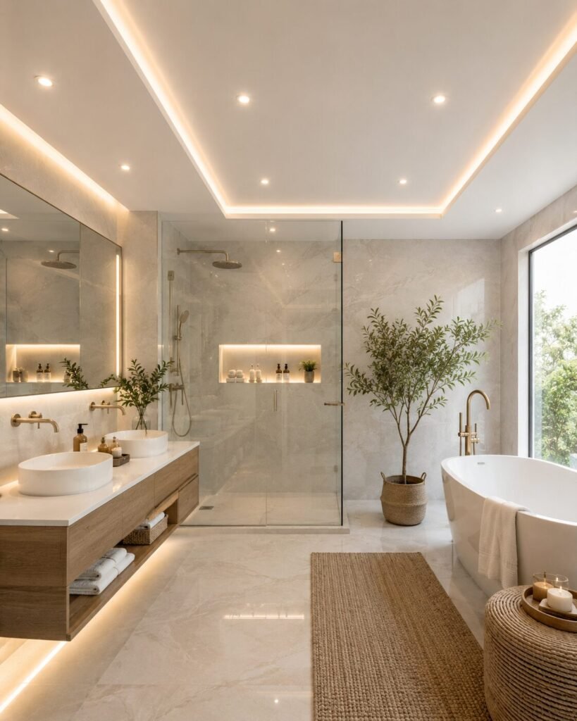 19 pvc false ceiling ideas 13 Bathroom 19 PVC false ceiling ideas