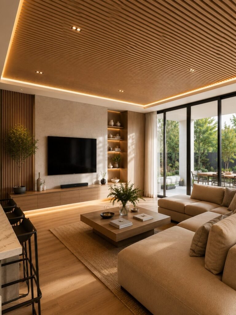 19 pvc false ceiling ideas 17 Linear 19 PVC false ceiling ideas