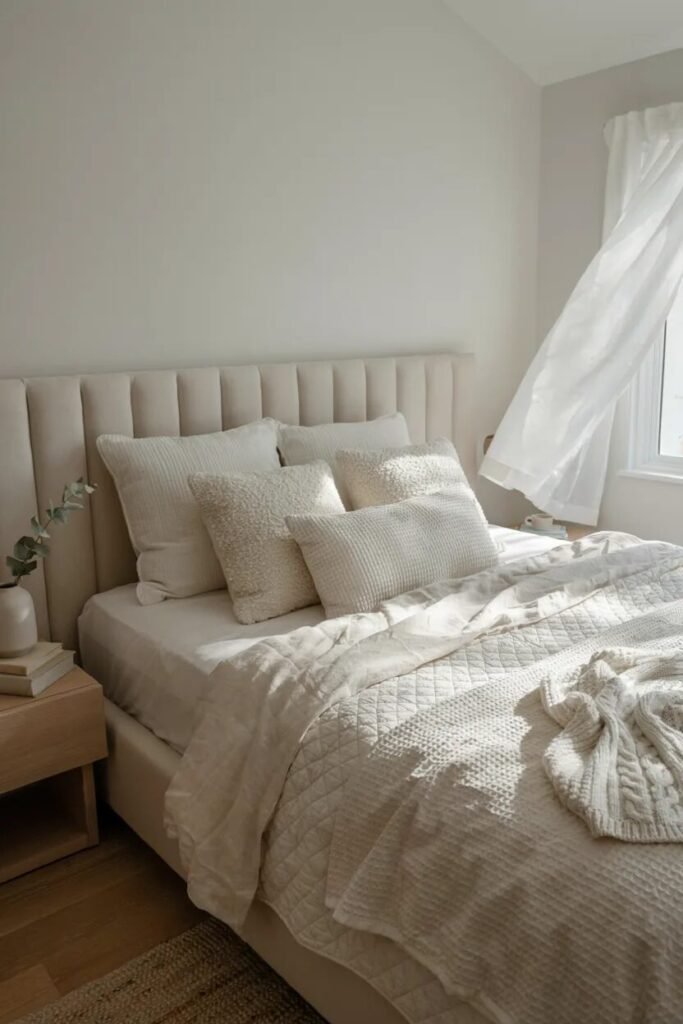 White Bedding Ideas 2 Layered white bedding ideas