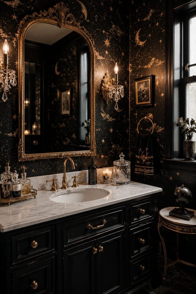 whimisigoth bathroom ideas 5 Celestial whimisigoth bathroom ideas wallpaper