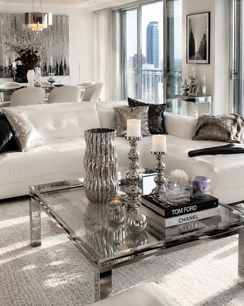 Y2K Living Room Ideas 8 Chrome Y2K living room ideas